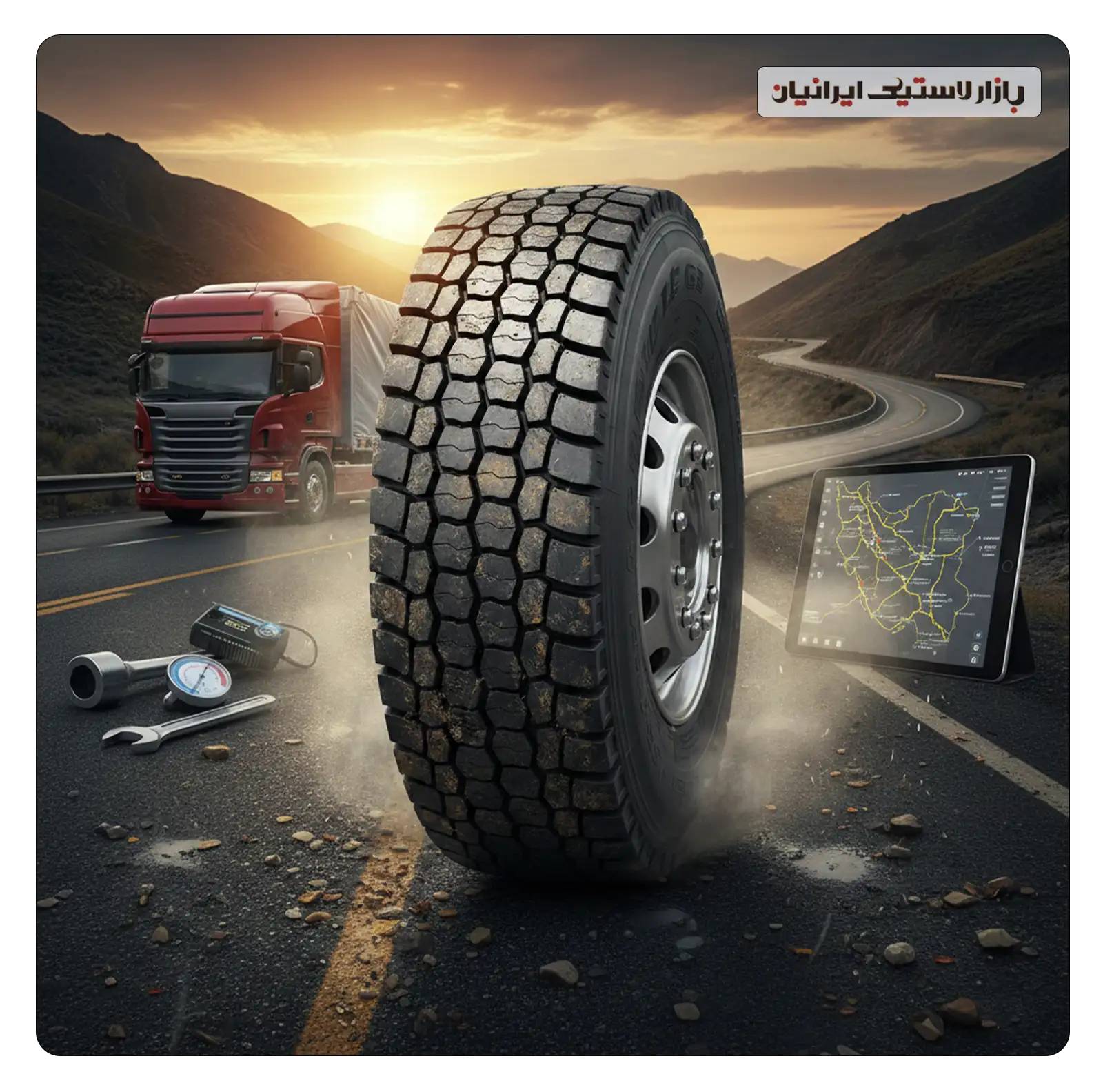 لاستیک کامیون