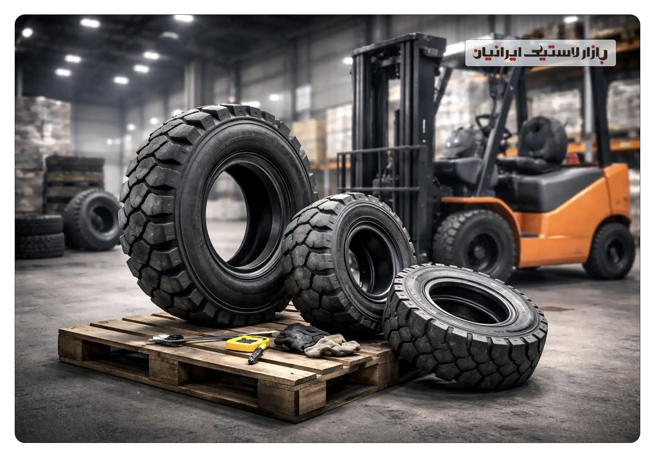 انتخاب درست سایز لاستیک لیفتراک