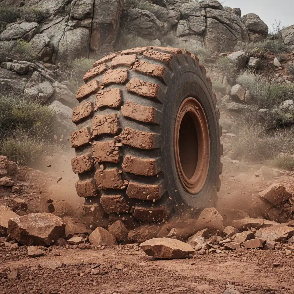 لاستیک ماشین سنگین معدنی