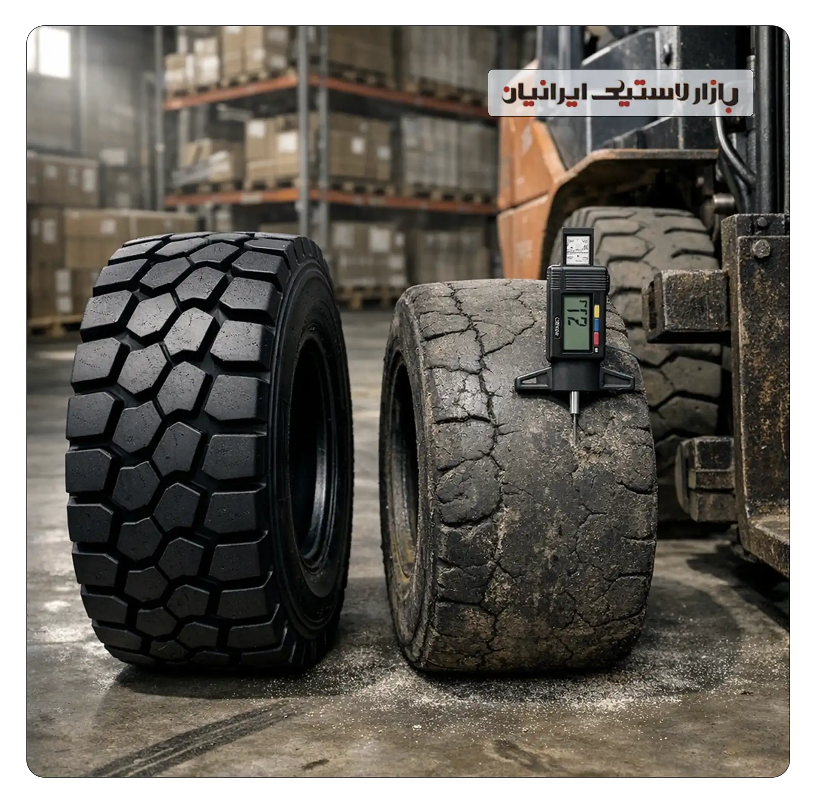 تفاوت دوام در تایرهای توپر و بادی