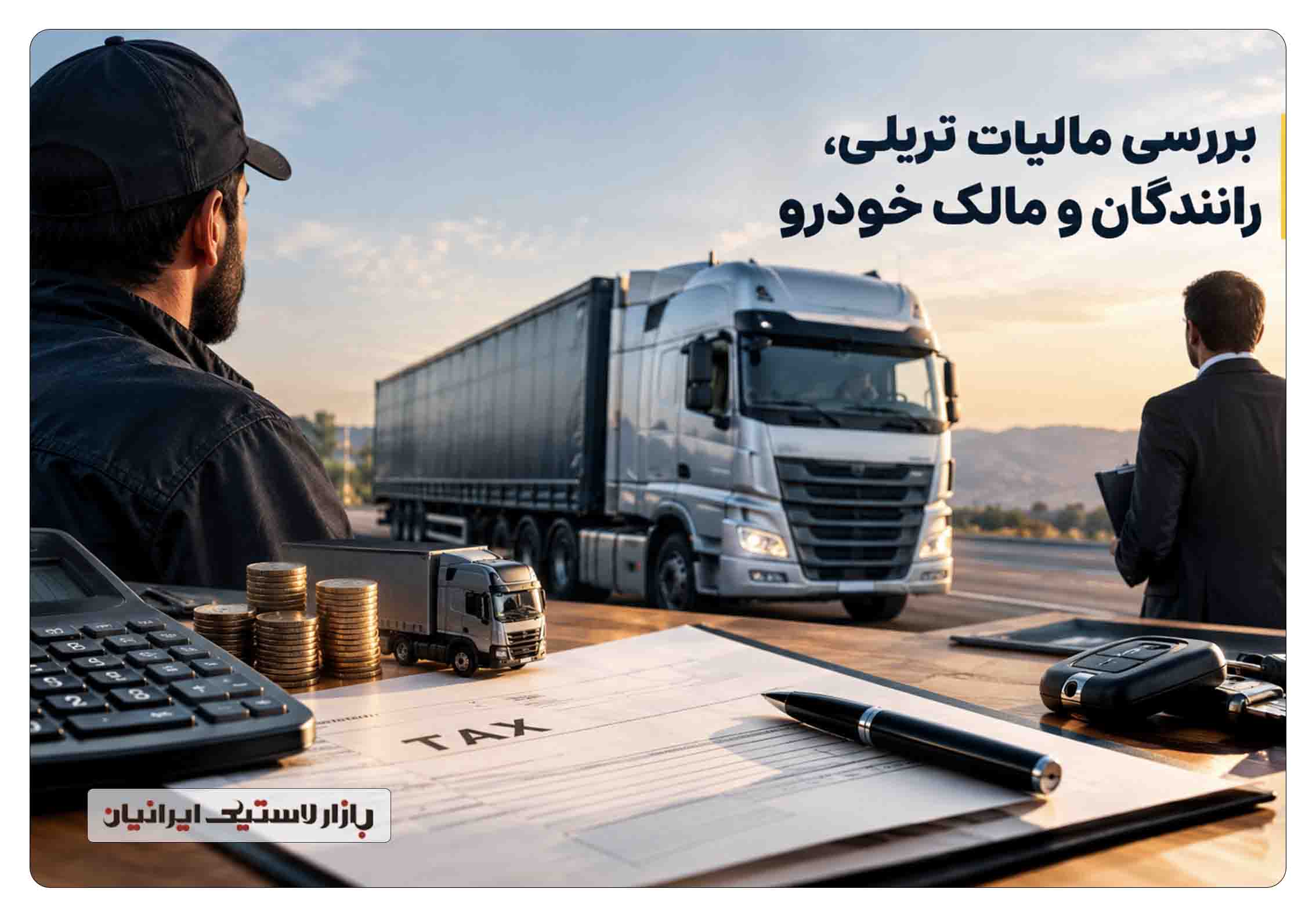 بررسی مالیات تریلی، رانندگان و مالک خودرو
